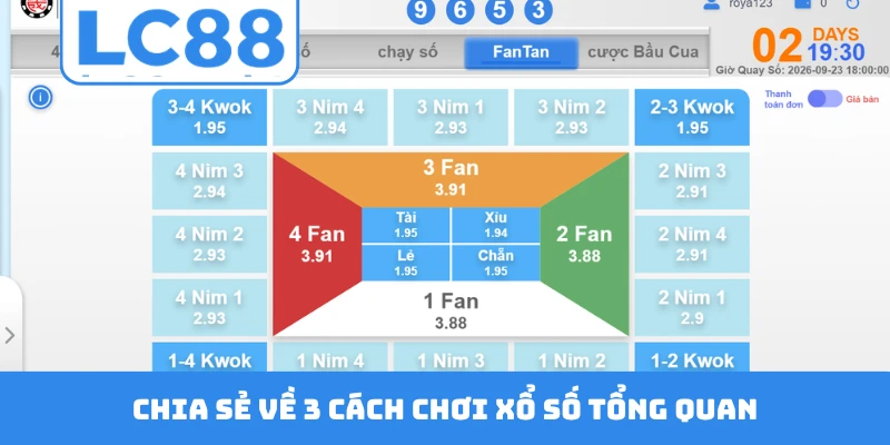 Chia sẻ về 3 cách chơi xổ số tổng quan